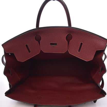 Hermes Fjord HAC Birkin 45 Rouge H 14 of 43