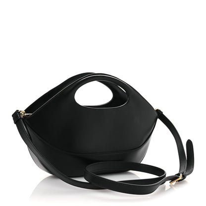 Prada City Calfskin Medium Metal Triangle Logo Bag Black 3 of 10
