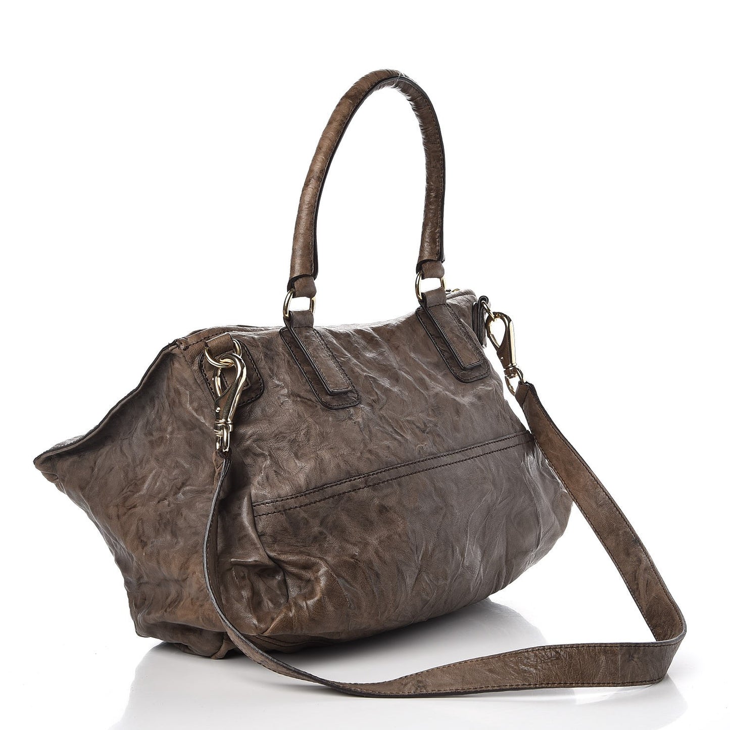 Tumbled Sheepskin Large Pandora Charcoal