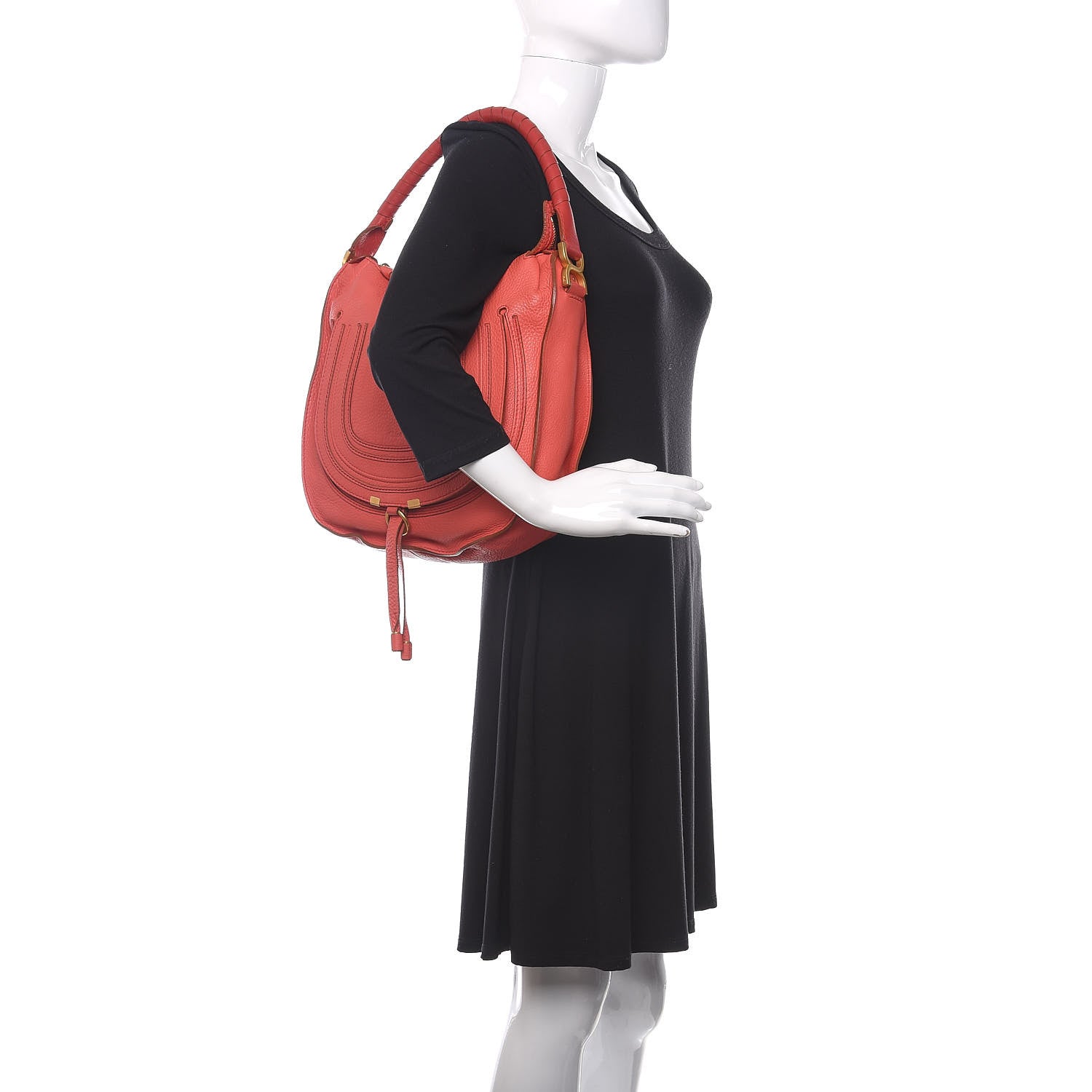Chloe Calfskin Medium Marcie Hobo Paradise Pink 2 of 10