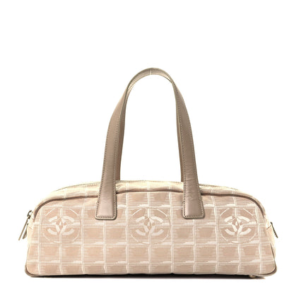 Chanel Nylon Travel Bowler Beige 1 of 9