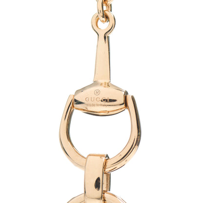 Gucci 18K Yellow Gold Diamond Horsebit Link Necklace 5 of 5