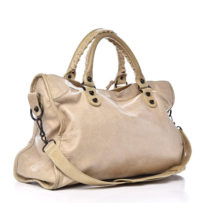 Balenciaga Agneau Classic Hardware City Dune 3 of 16