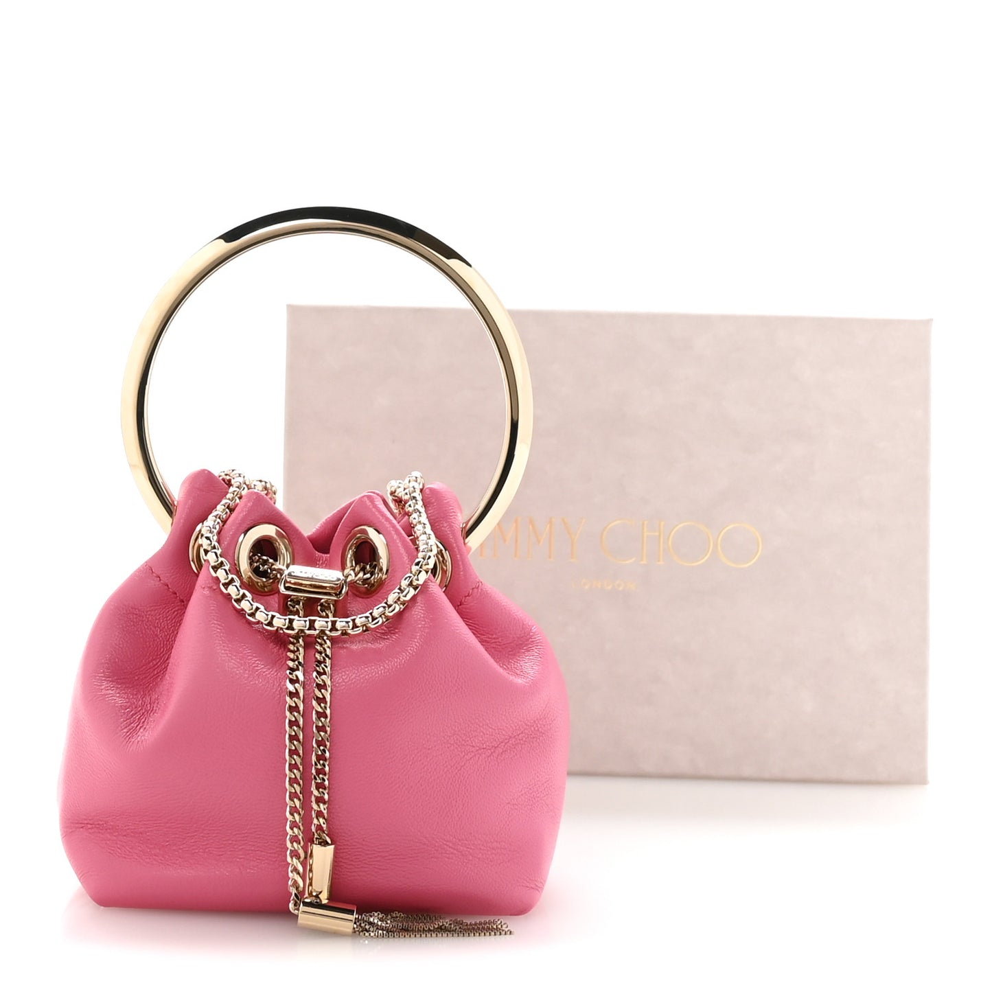 Lambskin Micro Bon Bon Bag Candy Pink