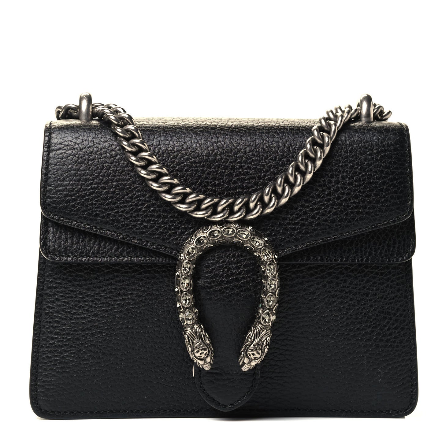 Calfskin Mini Dionysus Shoulder Bag Black