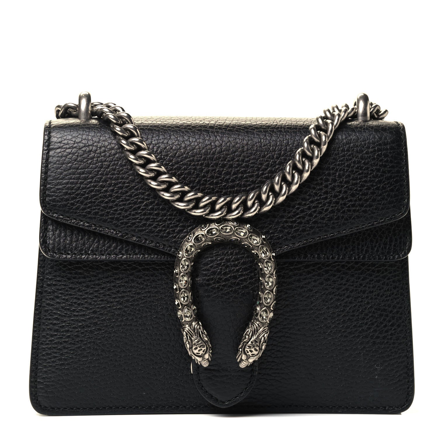 Gucci Calfskin Mini Dionysus Shoulder Bag Black 1 of 4