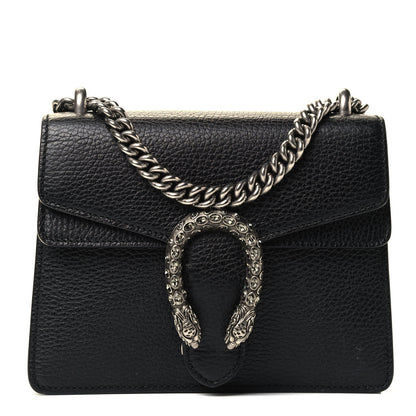 Gucci Calfskin Mini Dionysus Shoulder Bag Black 1 of 4