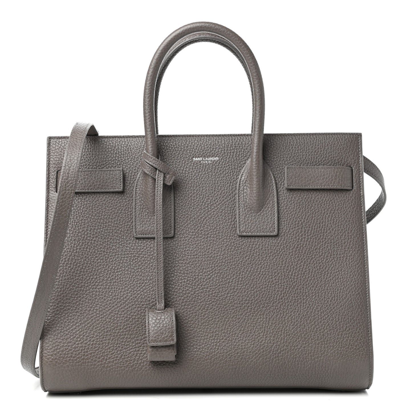 Grained Calfskin Small Sac De Jour Fog