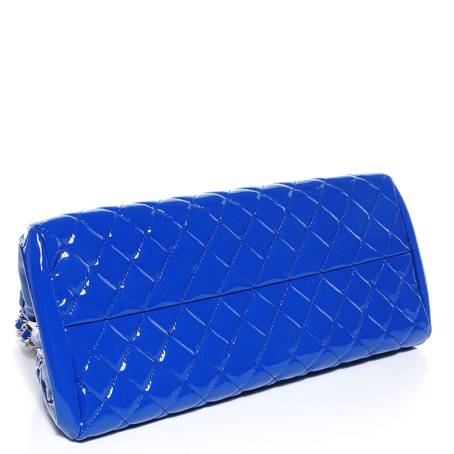 Chanel Patent Quilted Medium Just Mademoiselle Dark Blue 4 of 7