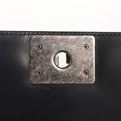 Chanel Lambskin Quilted Medium Boy Flap Black 9 of 9