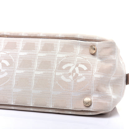 Chanel Nylon Travel Bowler Beige 7 of 12