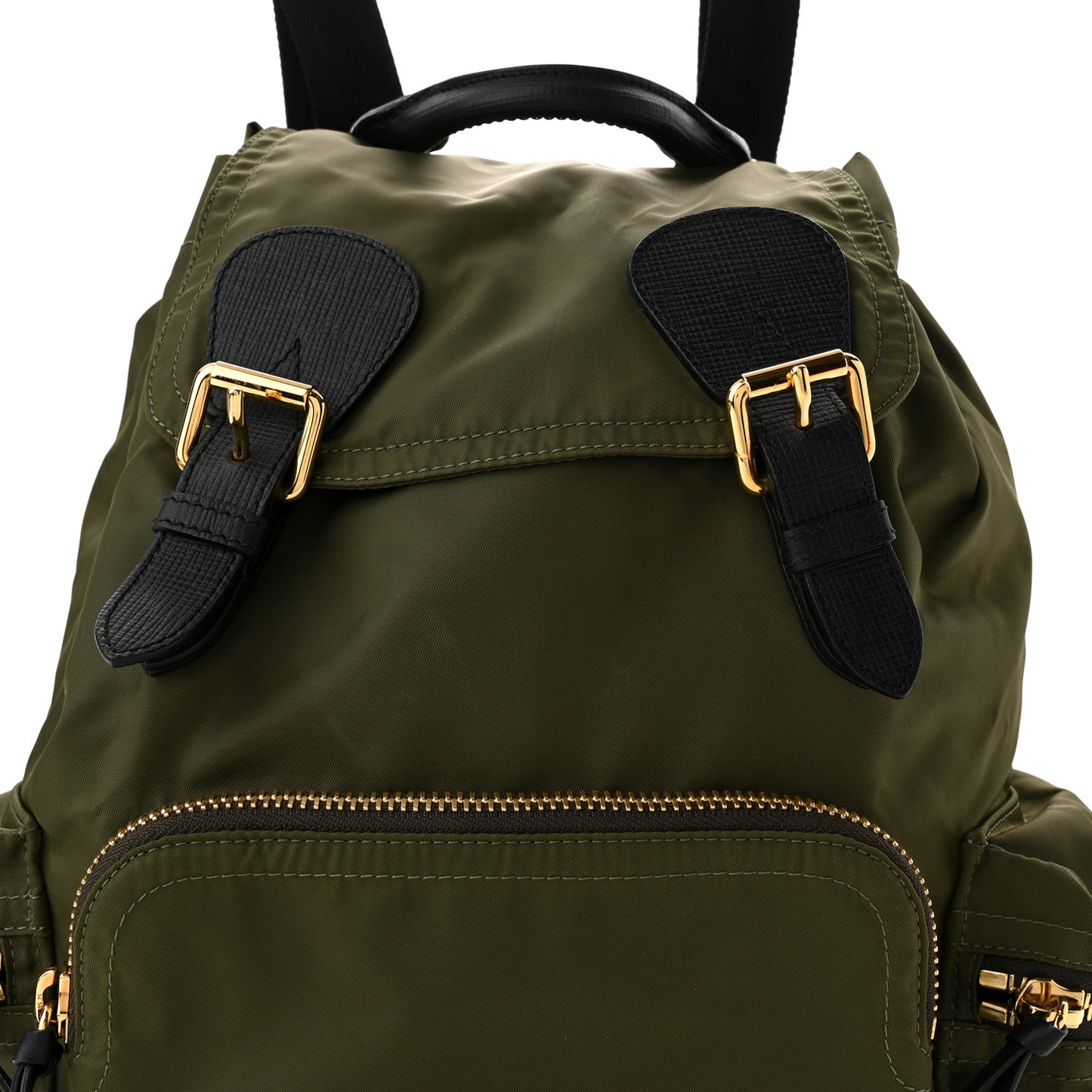Nylon Medium Rucksack Backpack Green
