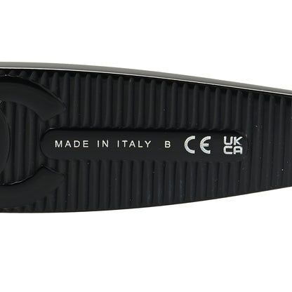 Chanel Square Polarized CC Sunglasses 5494-A Black 6 of 8