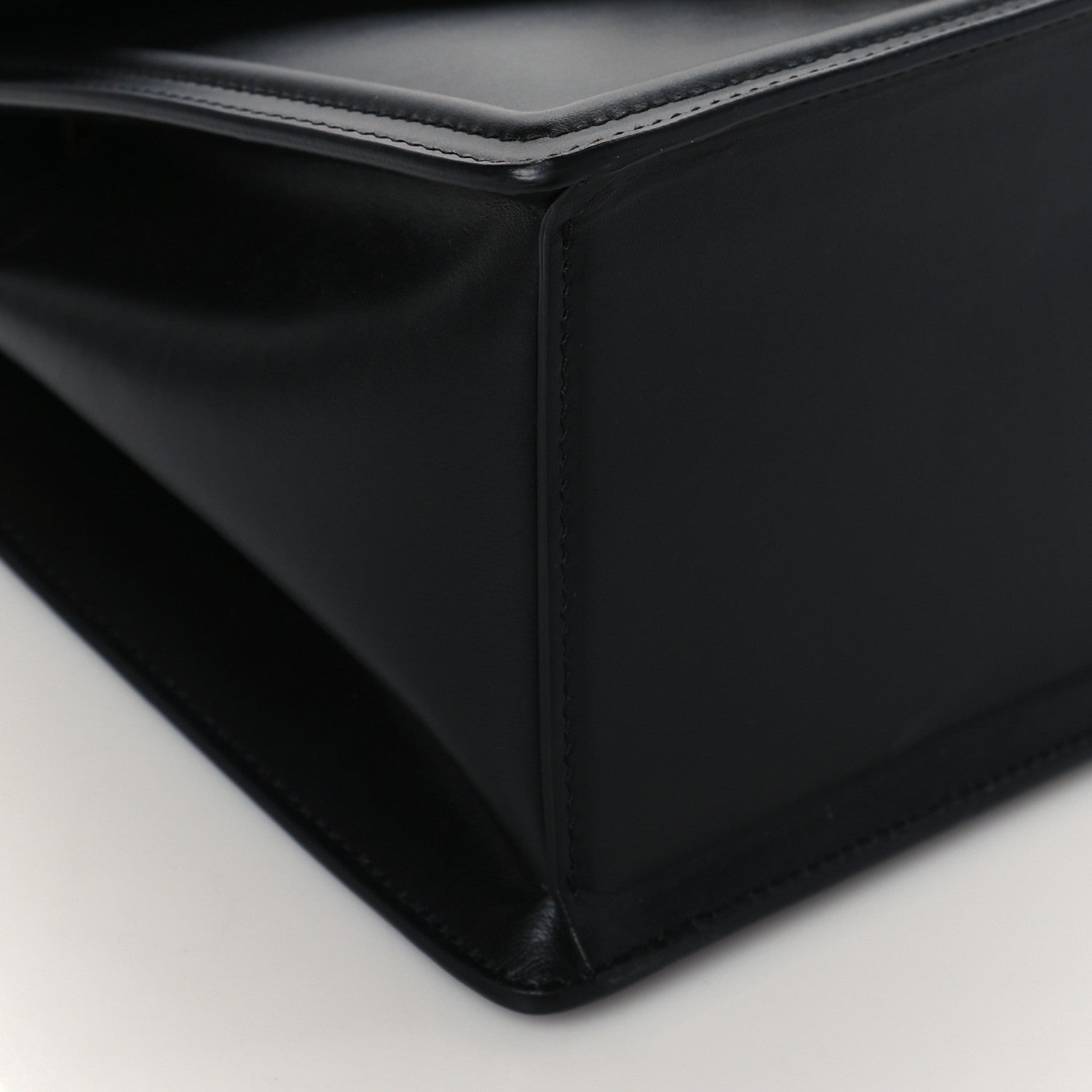Dolce & Gabbana Smooth Calfskin Medium Devotion Envelope Top Handle Bag Black 8 of 9