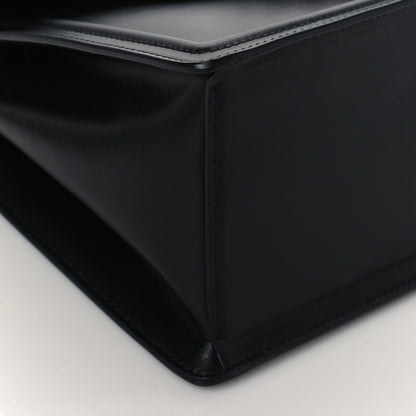 Dolce & Gabbana Smooth Calfskin Medium Devotion Envelope Top Handle Bag Black 8 of 9