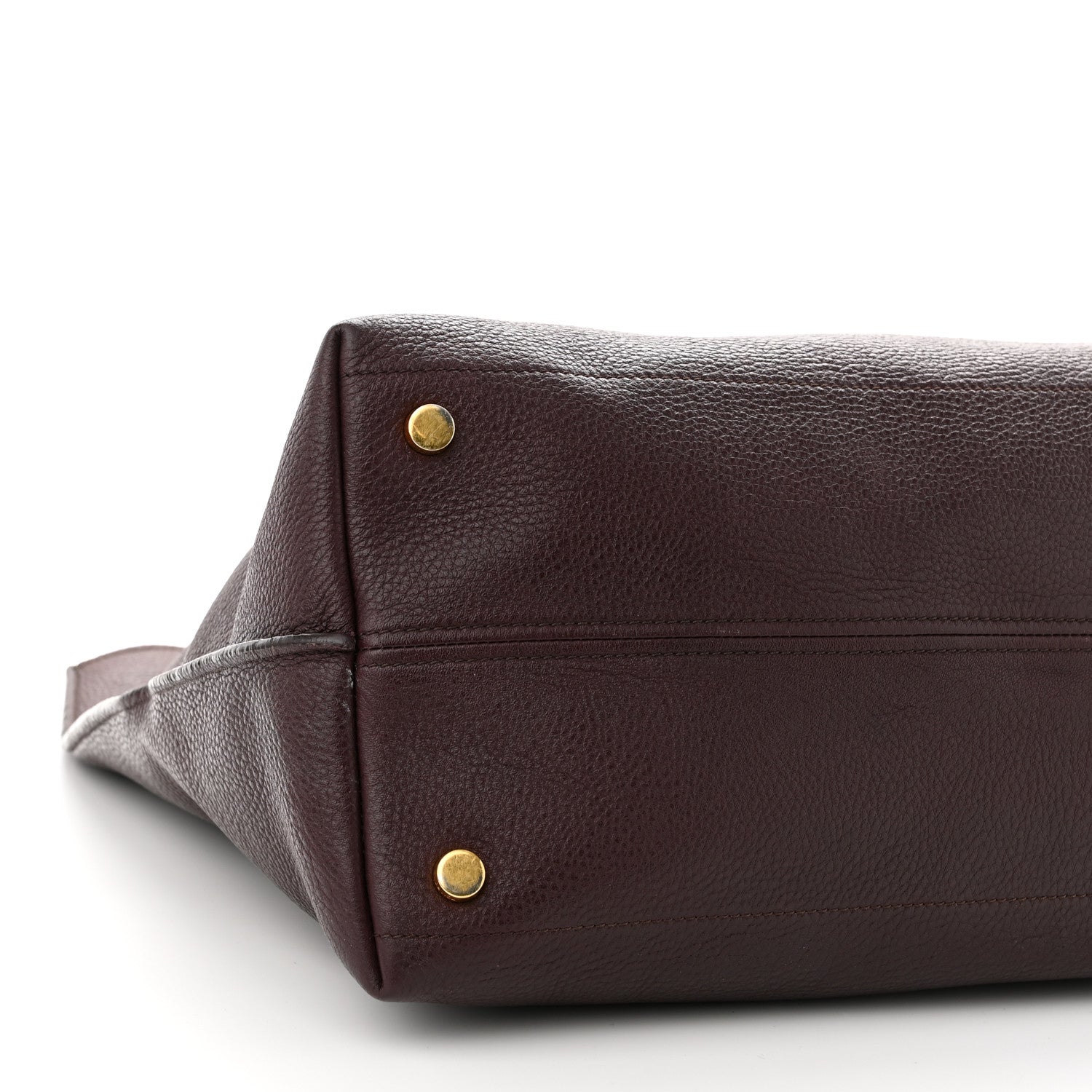 Tom Ford Grained Calfskin Alix Padlock Zip Tote Burgundy 7 of 13