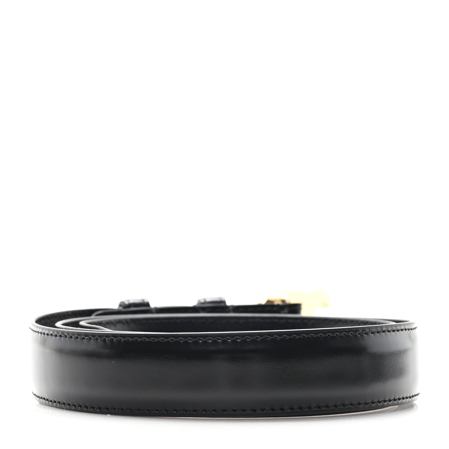 Box Calfskin Small 18mm Triomphe Belt 80 32 Black