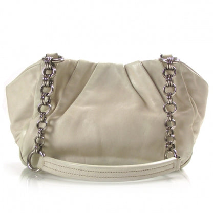Prada Leather Pleated Shoulder Bag 1 of 11