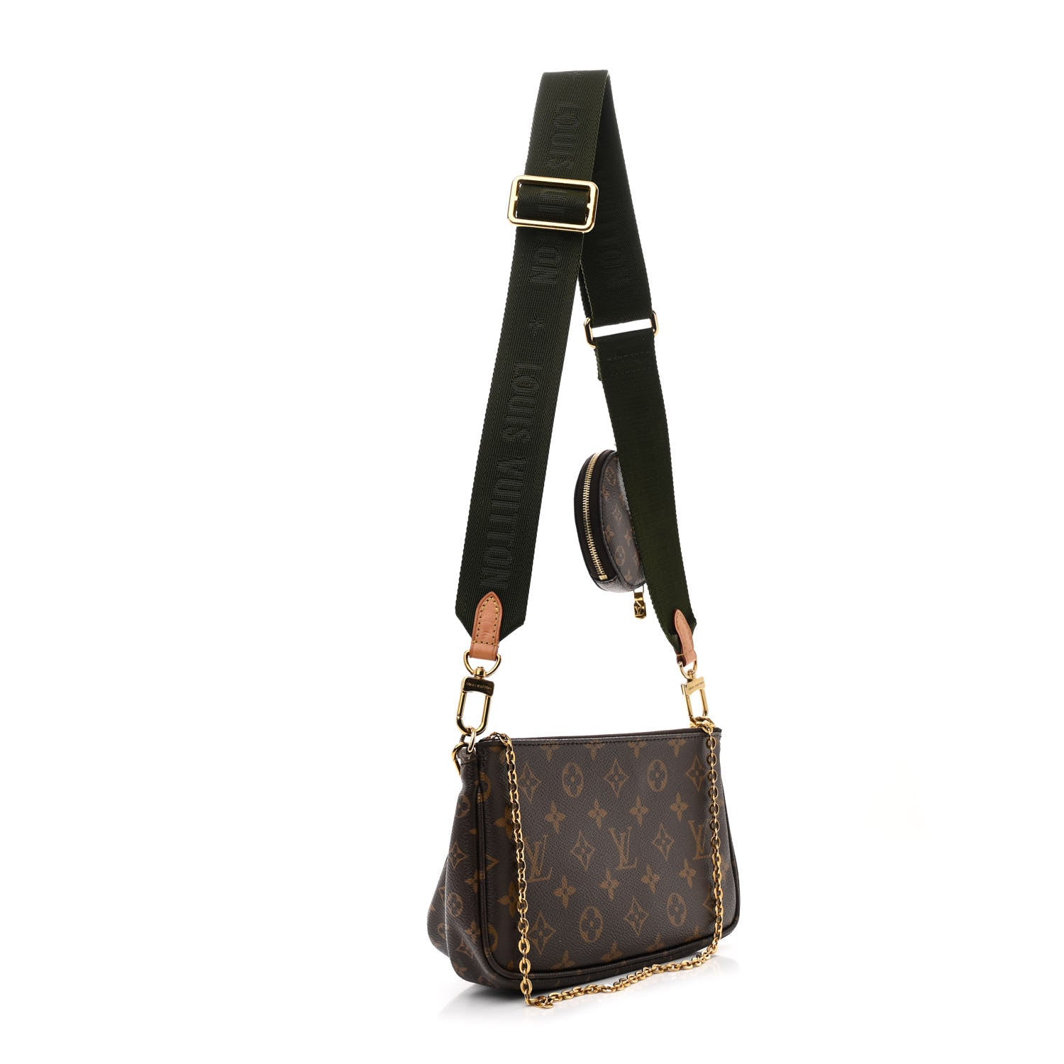 Louis Vuitton Monogram Multi Pochette Accessories Kaki 3 of 14