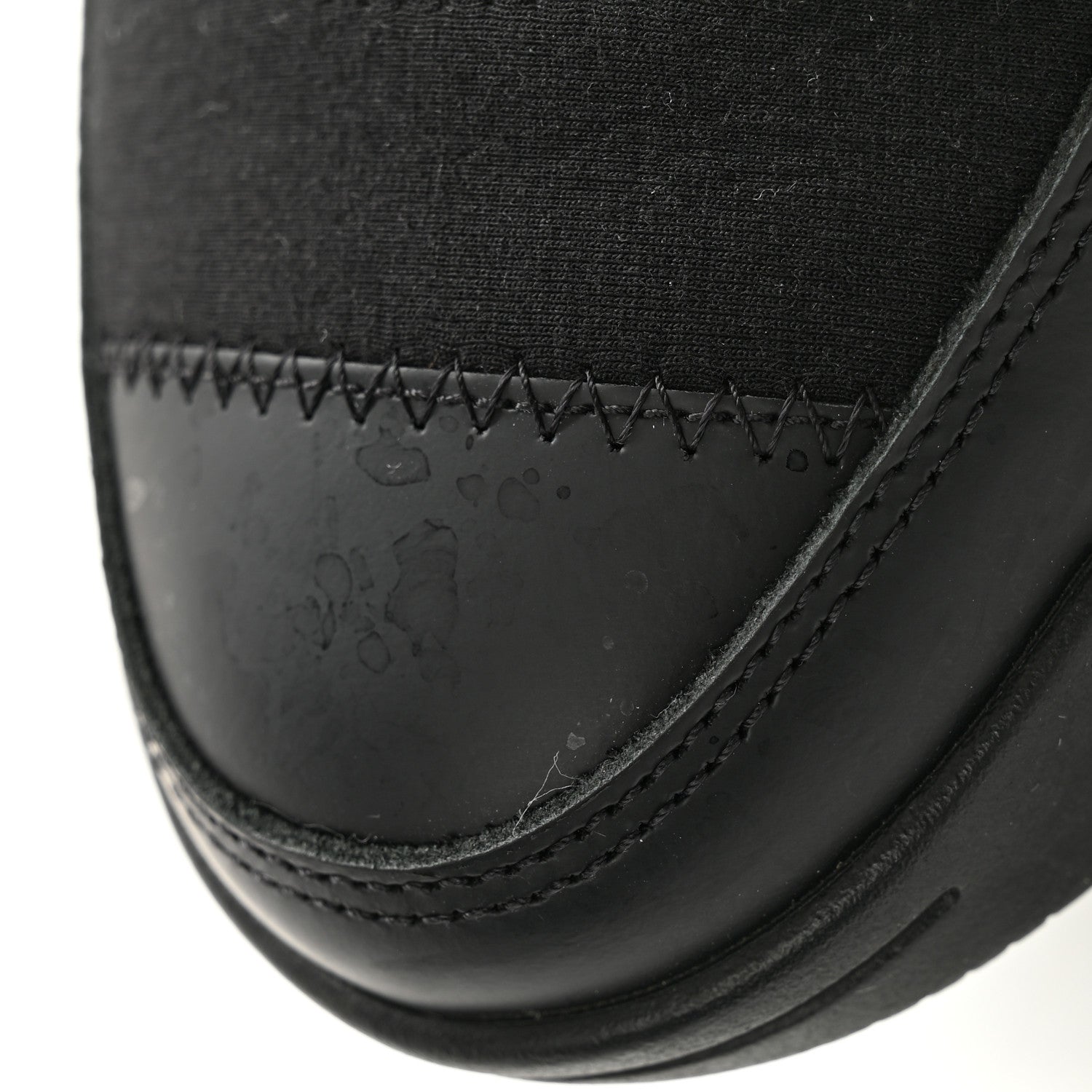 Chanel Velvet Calfskin Mixed Fibers CC Sneakers 40 Black 9 of 12