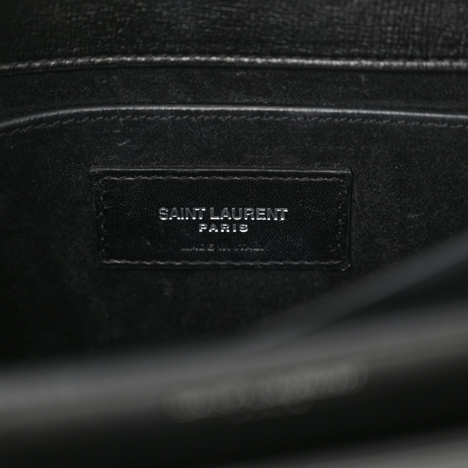 Saint Laurent Calfskin Medium Monogram Sunset Black 6 of 14