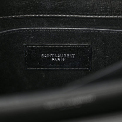 Saint Laurent Calfskin Medium Monogram Sunset Black 6 of 14