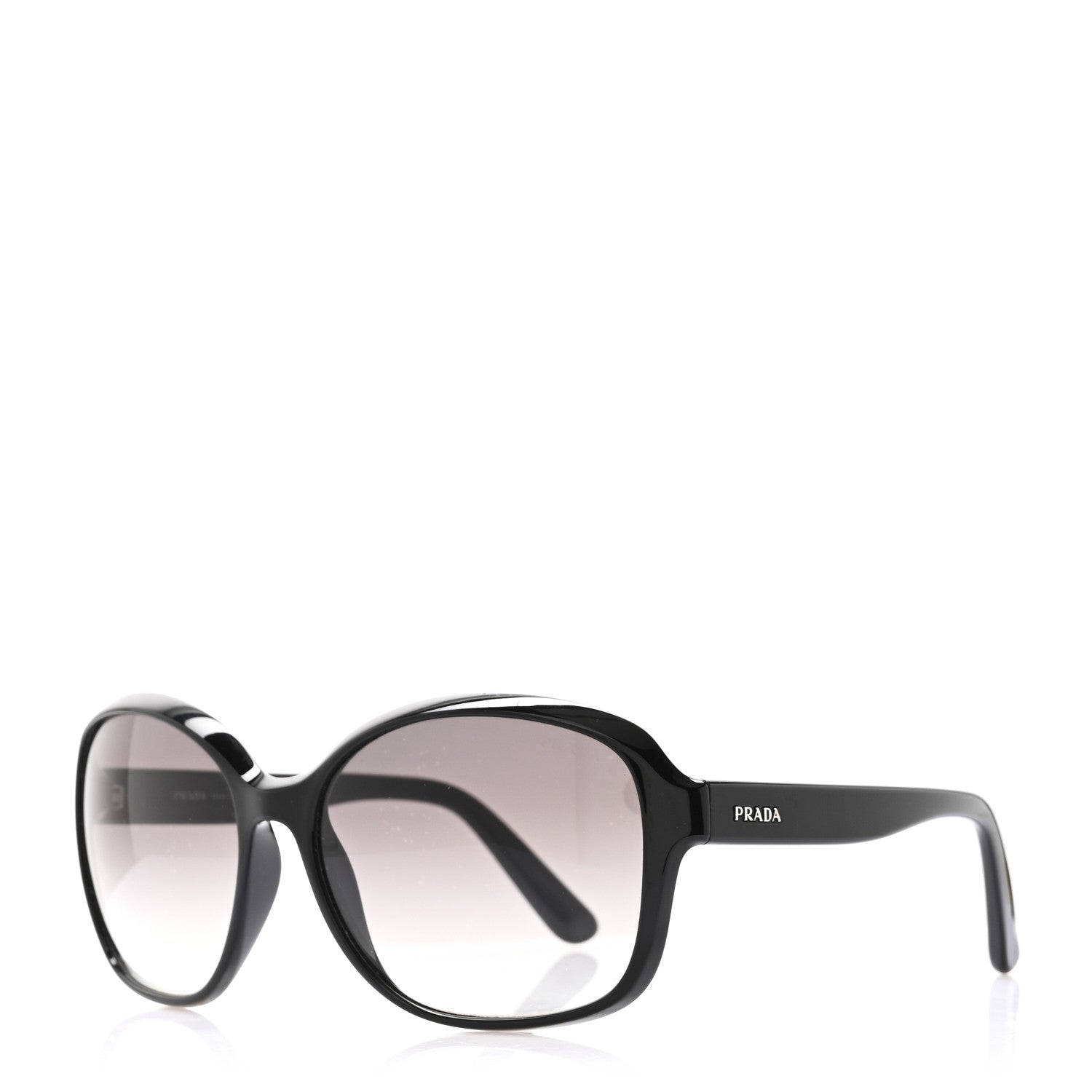 Prada Square Sunglasses SPR 18Q Black 1 of 6