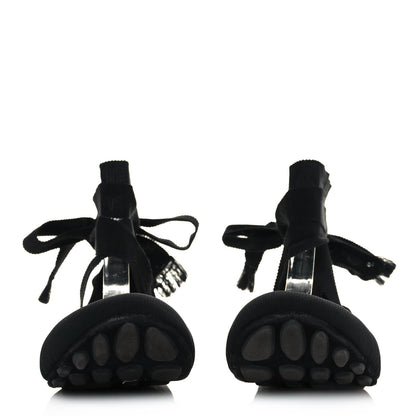 Christian Dior Micro Mesh Academy Lace-Up Ballerina Flats 41 Black 2 of 9