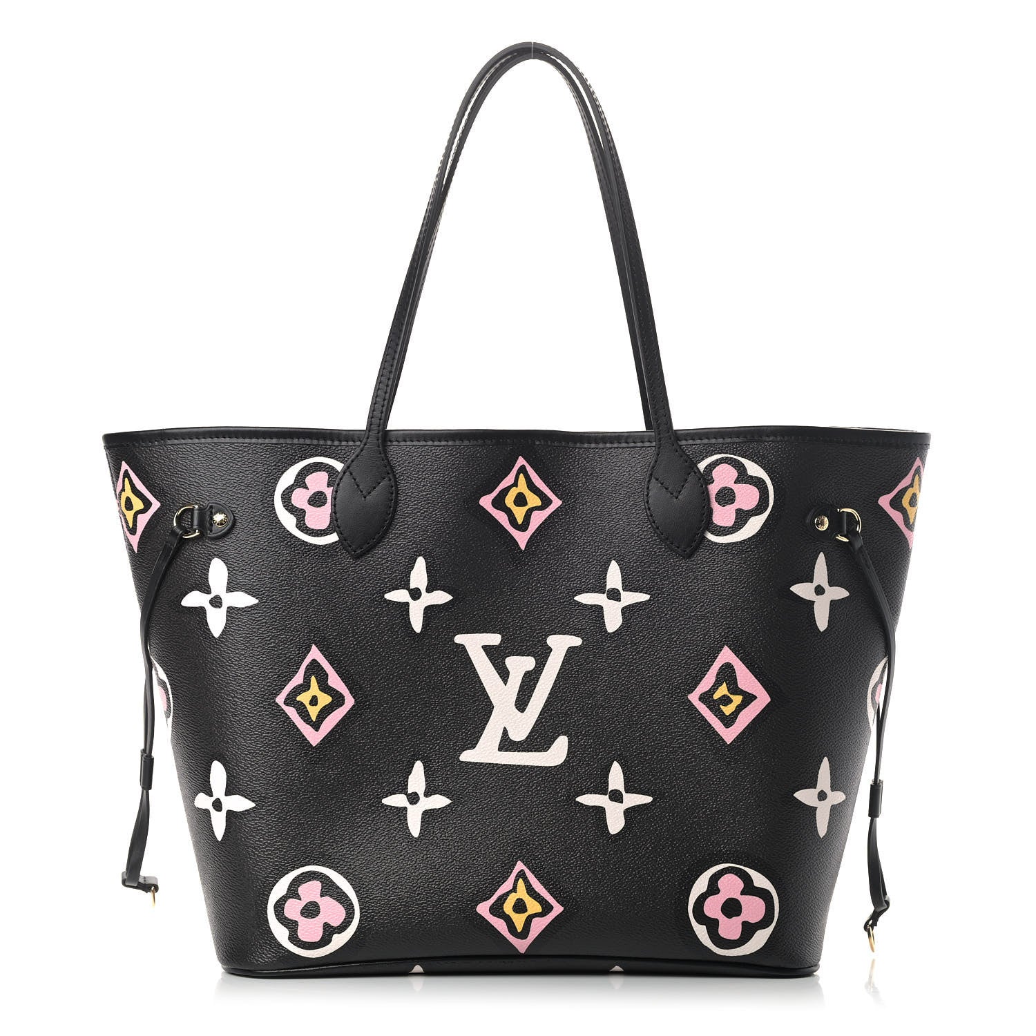 Louis Vuitton Monogram Giant Wild At Heart Neverfull MM Black 2 of 5