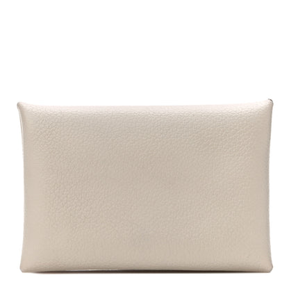 Hermes Evercolor Calvi Card Case Gris Perle 1 of 10