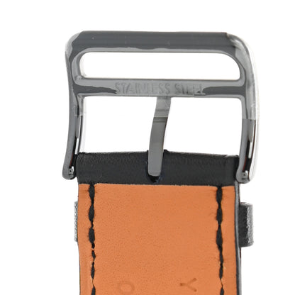 Hermes Gala Calfskin 44mm Rallye Apple Watch Single Tour Band Black 4 of 6