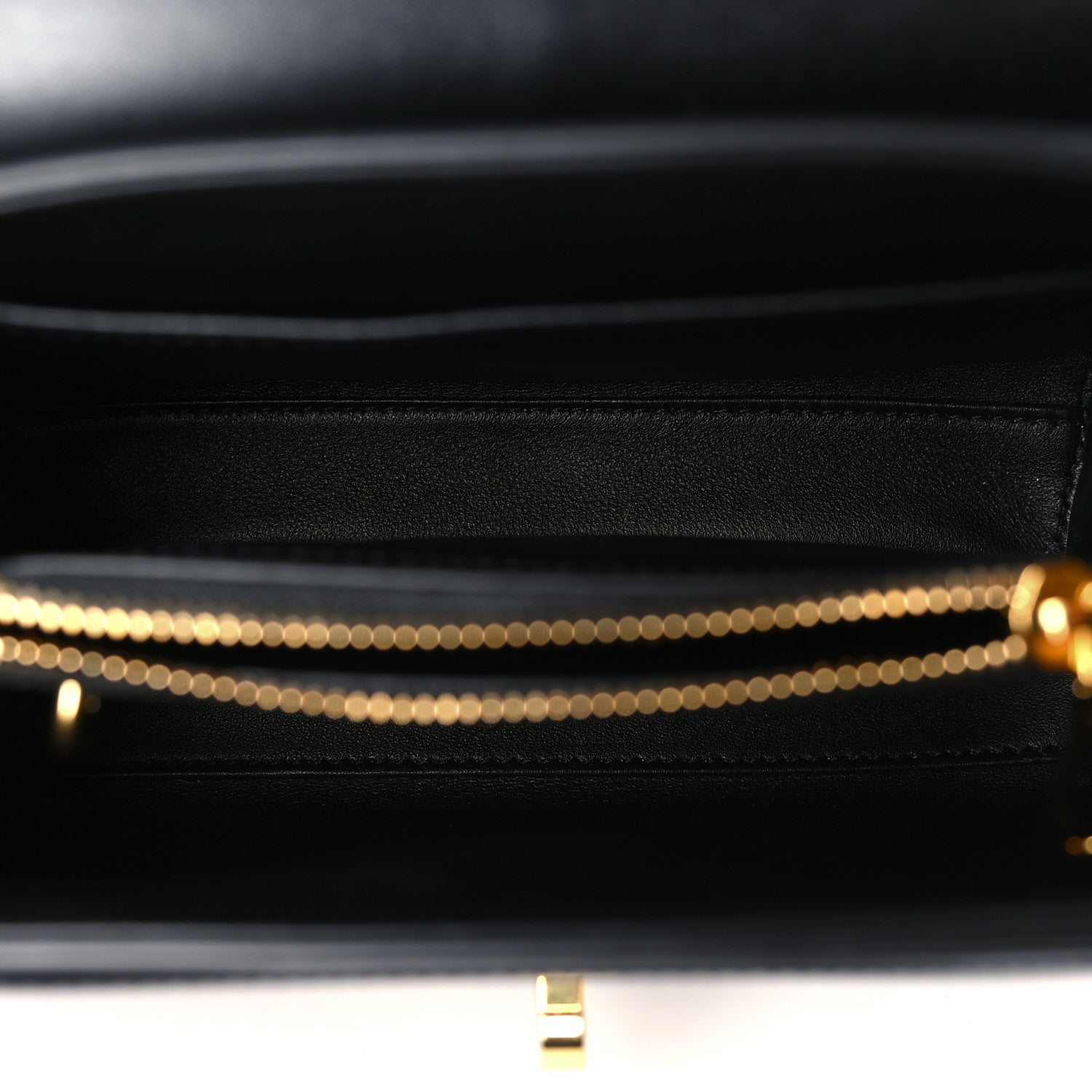 Celine Satinated Calfskin Mini 16 Top Handle Bag Black 5 of 9