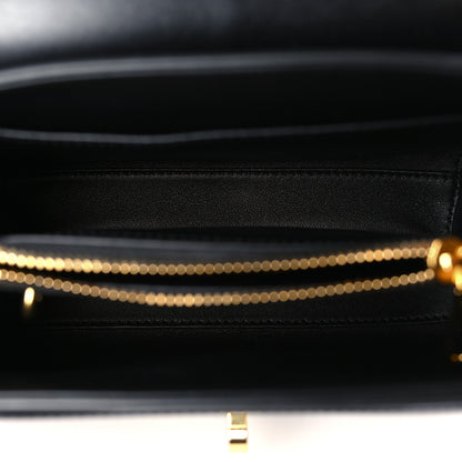 Celine Satinated Calfskin Mini 16 Top Handle Bag Black 5 of 9