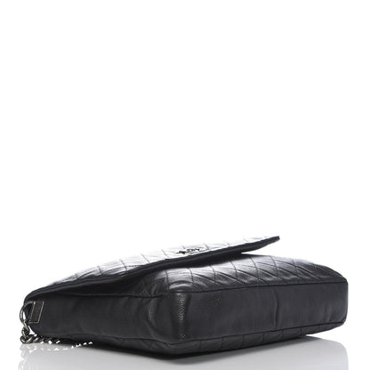 Chanel Calfskin Quilted Couture Messenger Black 4 of 11
