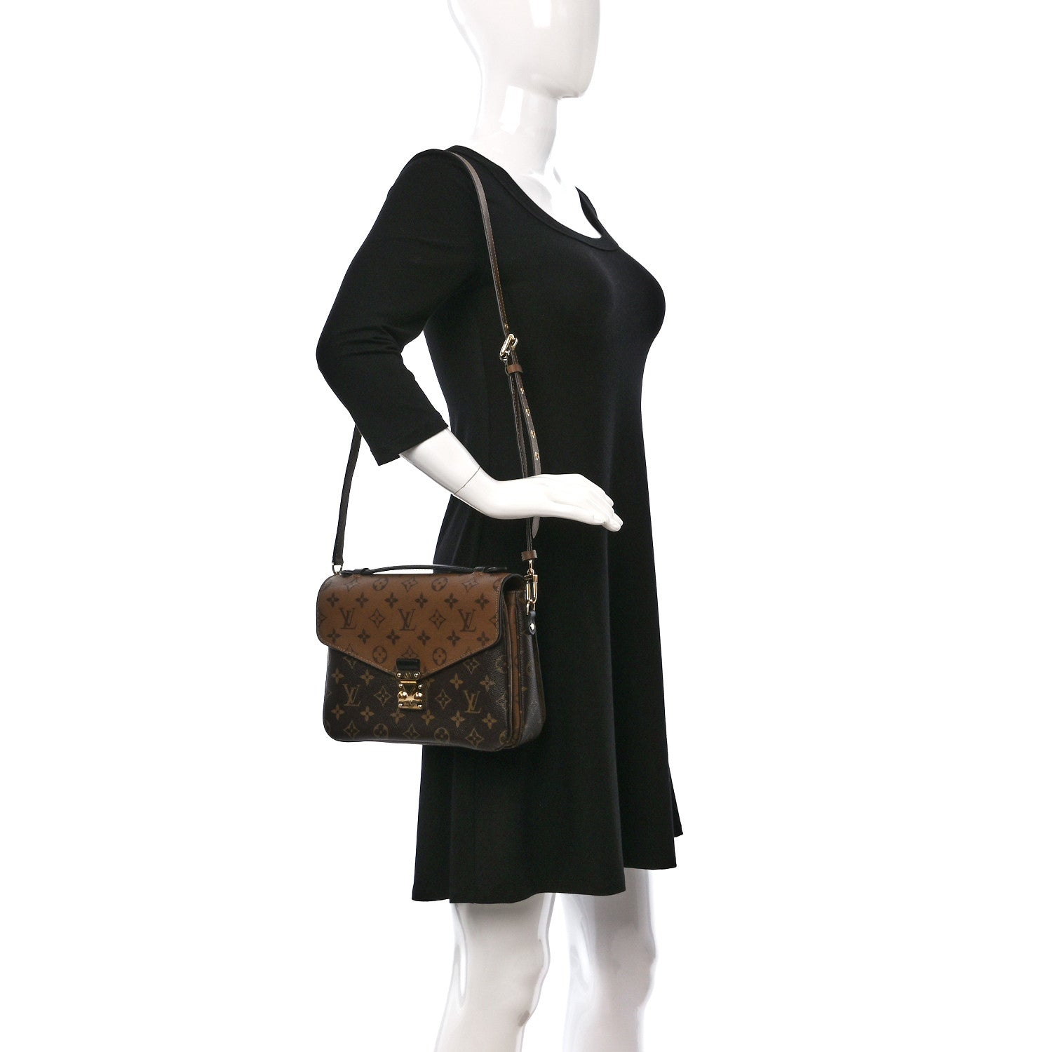 Louis Vuitton Reverse Monogram Pochette Metis 2 of 8