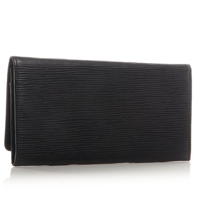 Louis Vuitton Epi Porte Yen 3 Credit Cards Holder Black 3 of 9