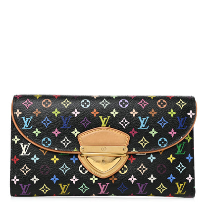 Louis Vuitton Monogram Multicolor Eugenie Wallet Black 1 of 10