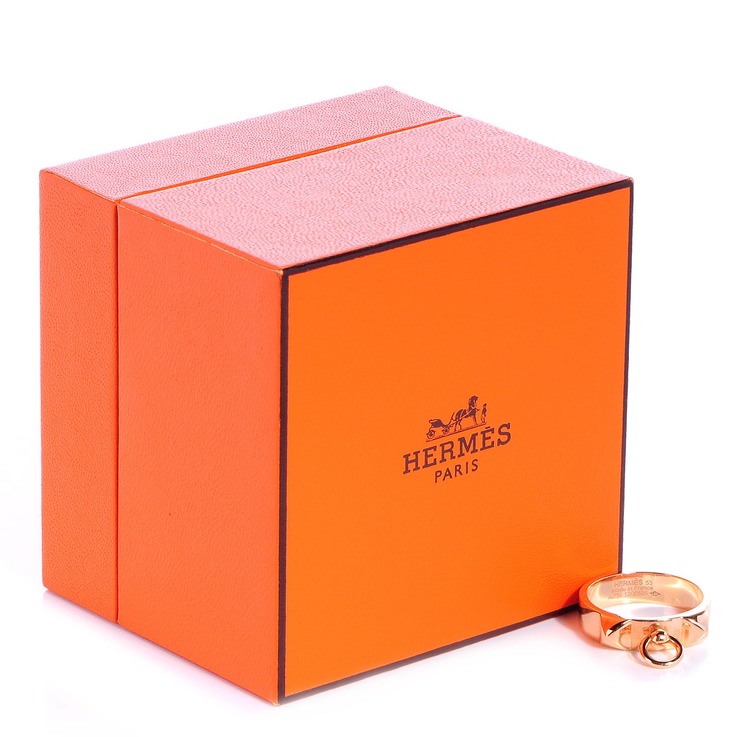 18K Rose Gold PM Collier De Chien Ring 53 6.25