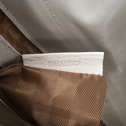 Burberry Leather Quilted Large Manor Tote White 8 of 17