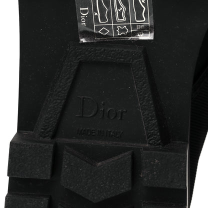 Christian Dior Calfskin Technical Fabric D-Major Ankle Boots 39 Black White 6 of 6