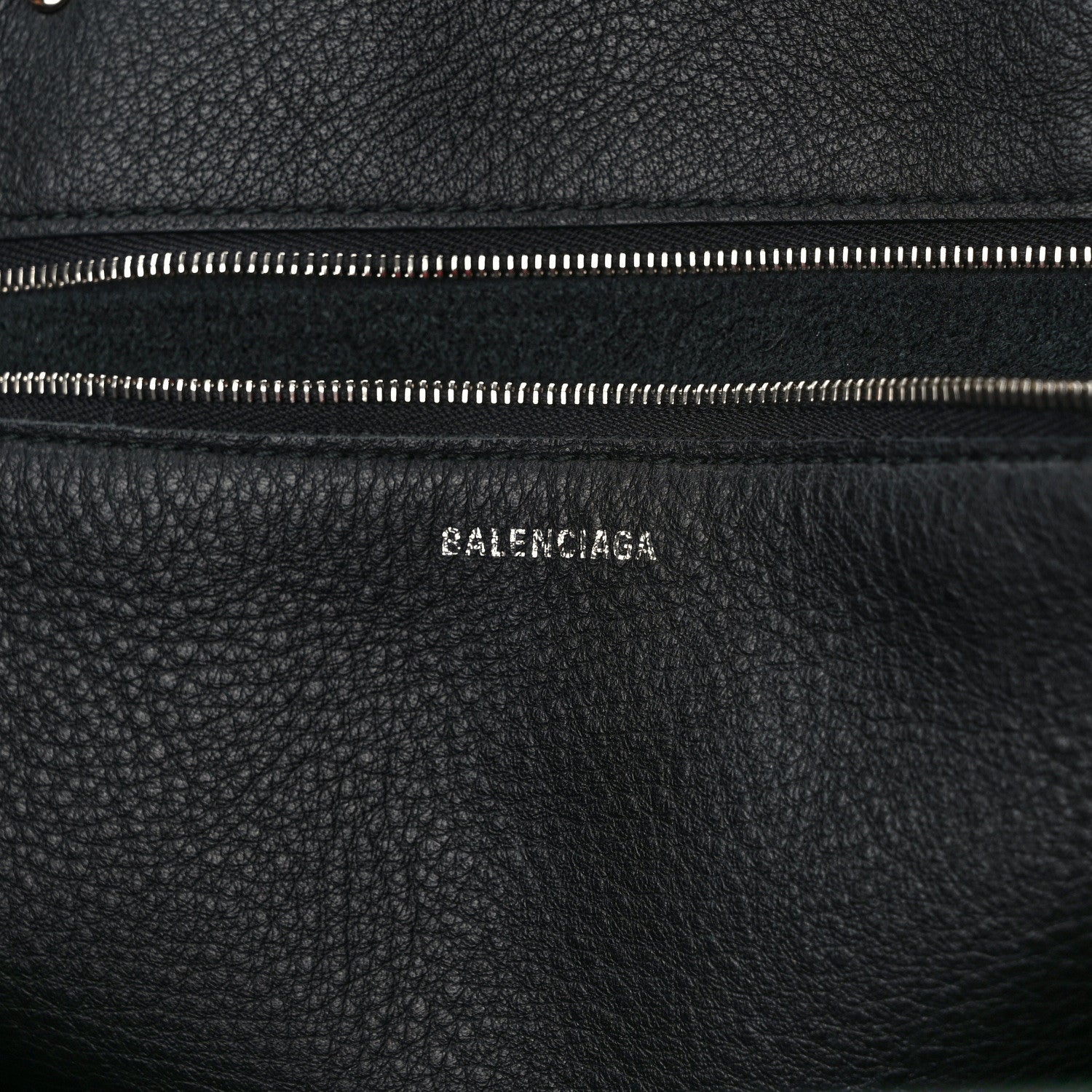 Balenciaga Veau Papier B4 Zip Around Tote Black 6 of 11
