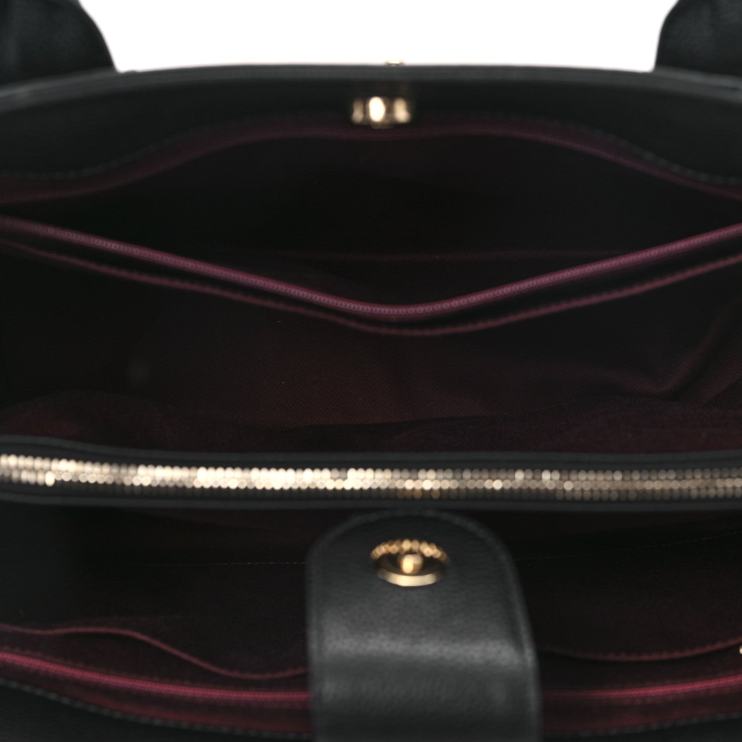 Chanel Grained Calfskin Large Neo Executive Shopper Tote Black Black 5 of 10