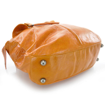 Balenciaga Chevre Ring Handle Hobo Pumpkin 4 of 8