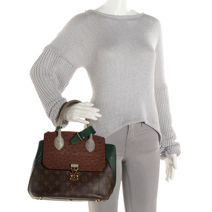 Louis Vuitton Monogram Ostrich Majestueux PM Vert 2 of 8