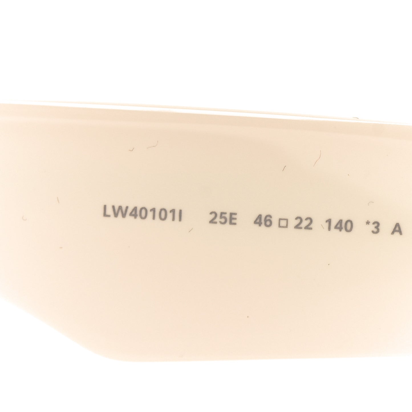 Acetate Rectangular Sunglasses LW40101I Ivory