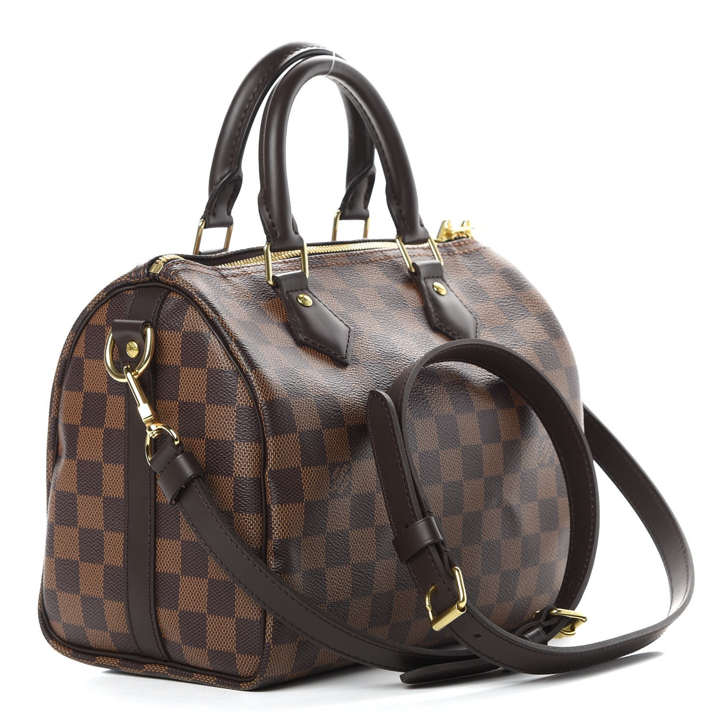 Damier Ebene Speedy Bandouliere 25