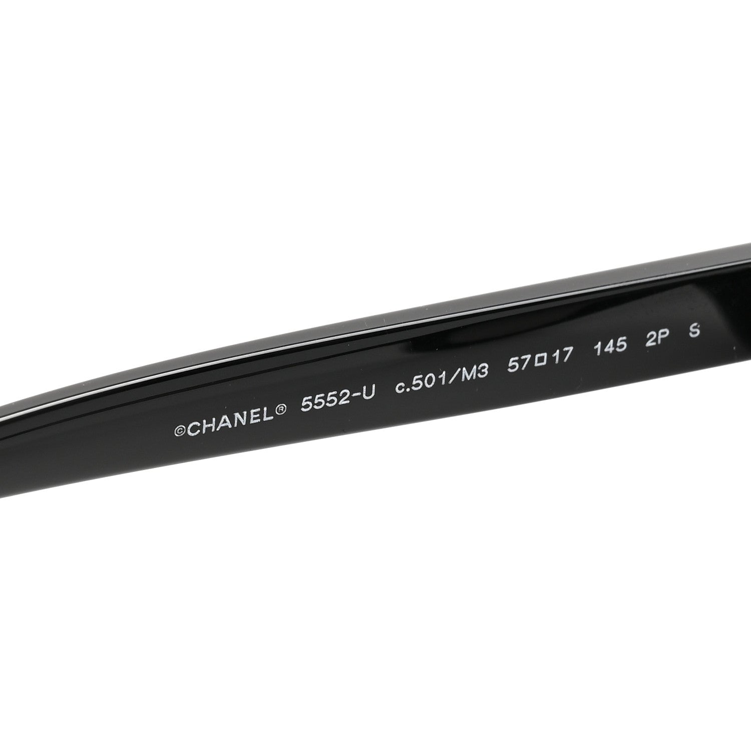 Chanel Acetate Pilot Sunglasses 5552-U Black 5 of 8