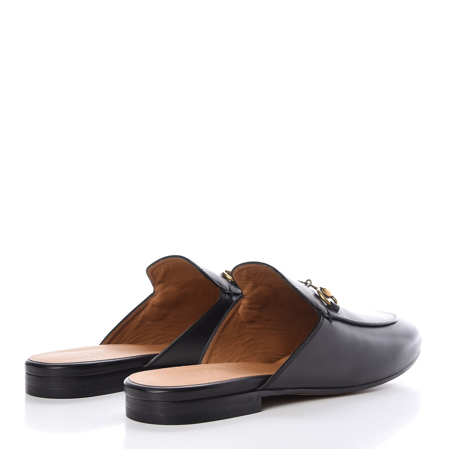 Gucci Calfskin Womens Princetown Slippers 40 Black 4 of 8