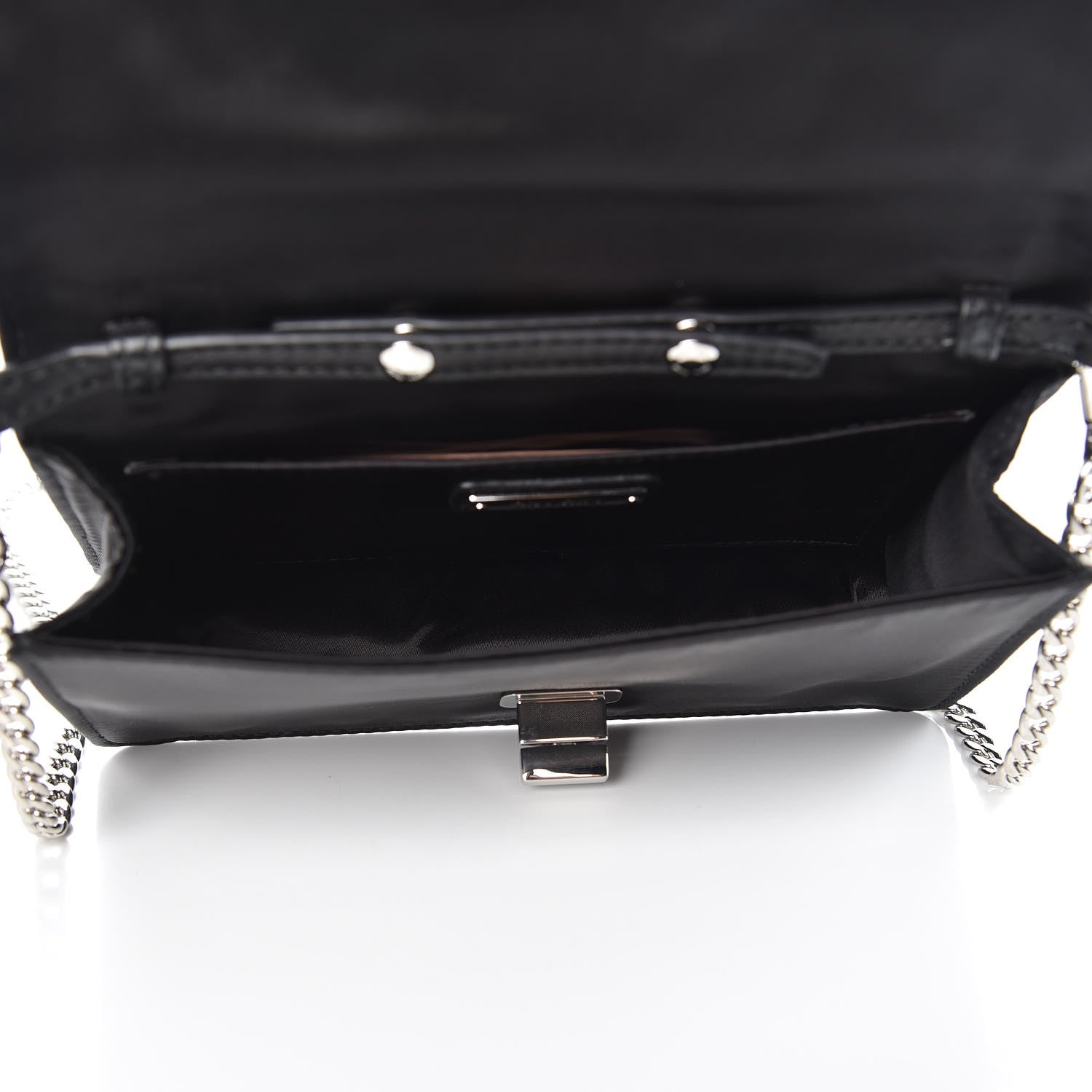 Miu Miu Tessuto Matelasse Delice Miu Logo Bag Black 5 of 9