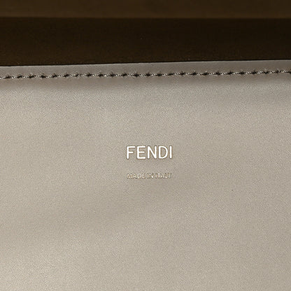Fendi Vitello King Plexiglass Elaphe Python Print Logo Medium Fendi Sunshine Shopper Tote Nuvola Daisy Roccia 6 of 8